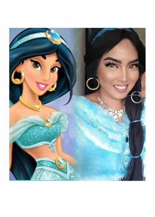 jasmine princess makeup