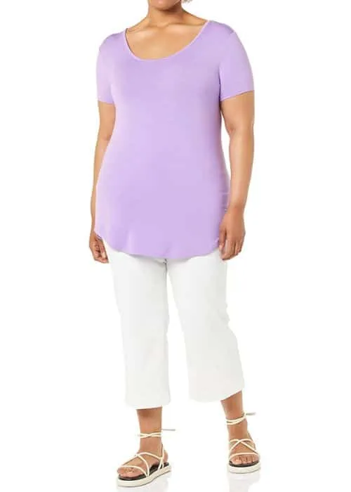 plus size rapunzel purple top