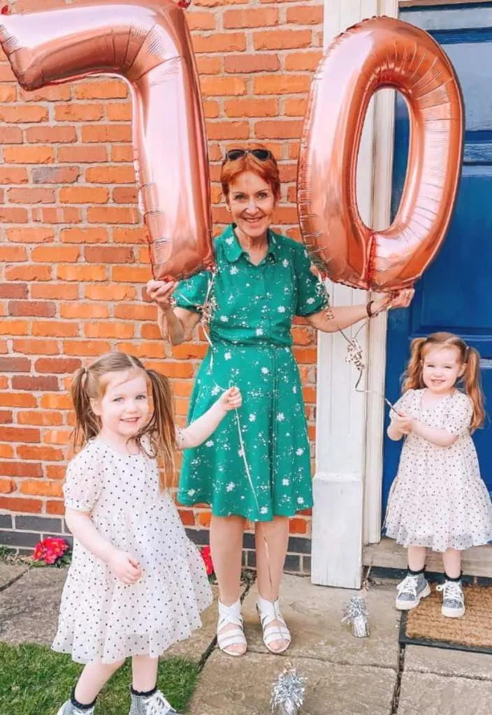 colors for 70th birthday theme party