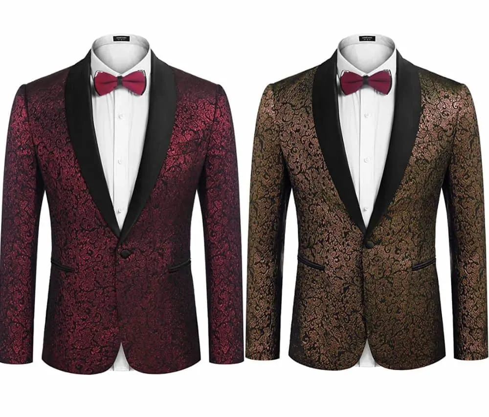 Jacquard blazer to magic show