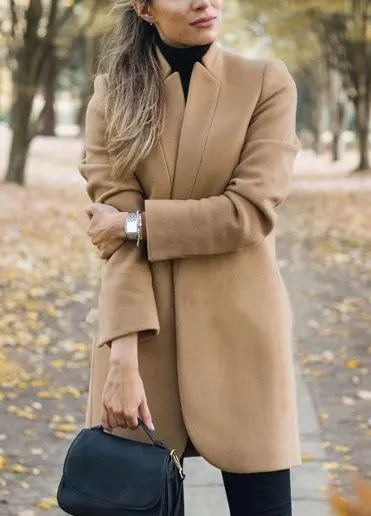 Mid size fashion coat