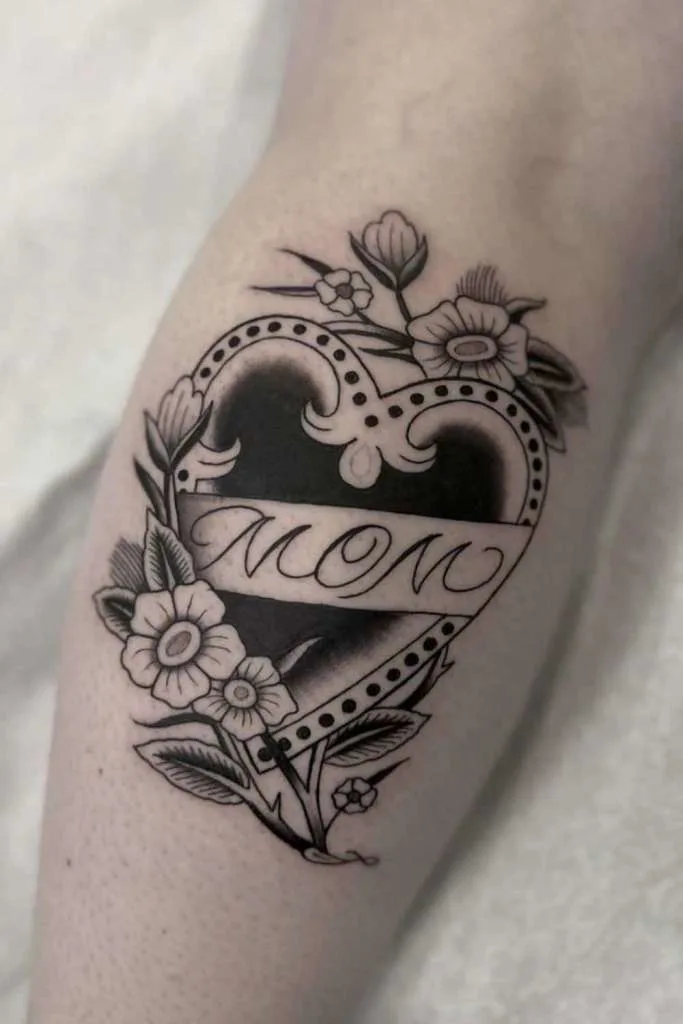 Traditional mom tattoo
