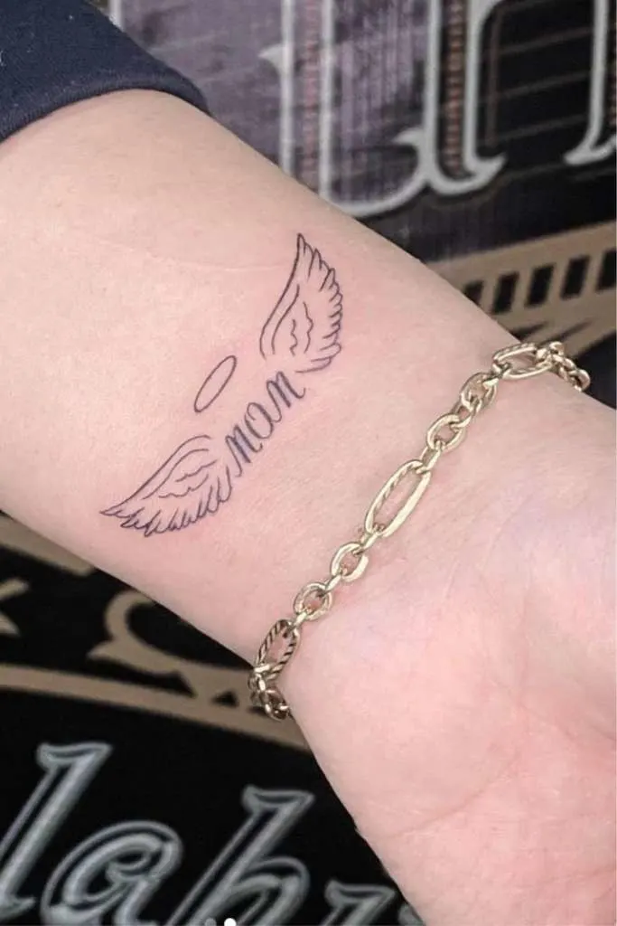 Mom tattoos on wrist designs
