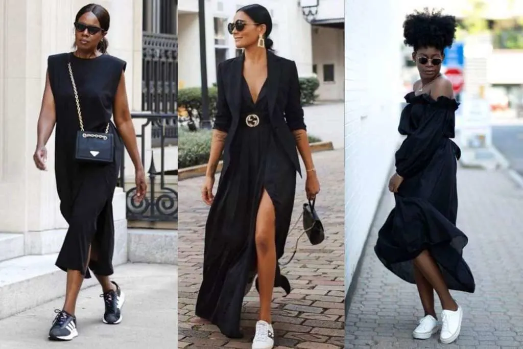 Monochrome Sneakers Look