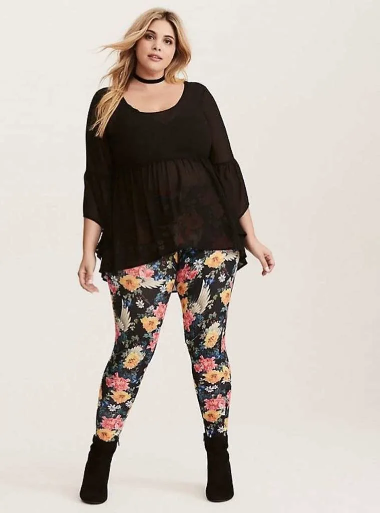 What to wear with patterned leggings