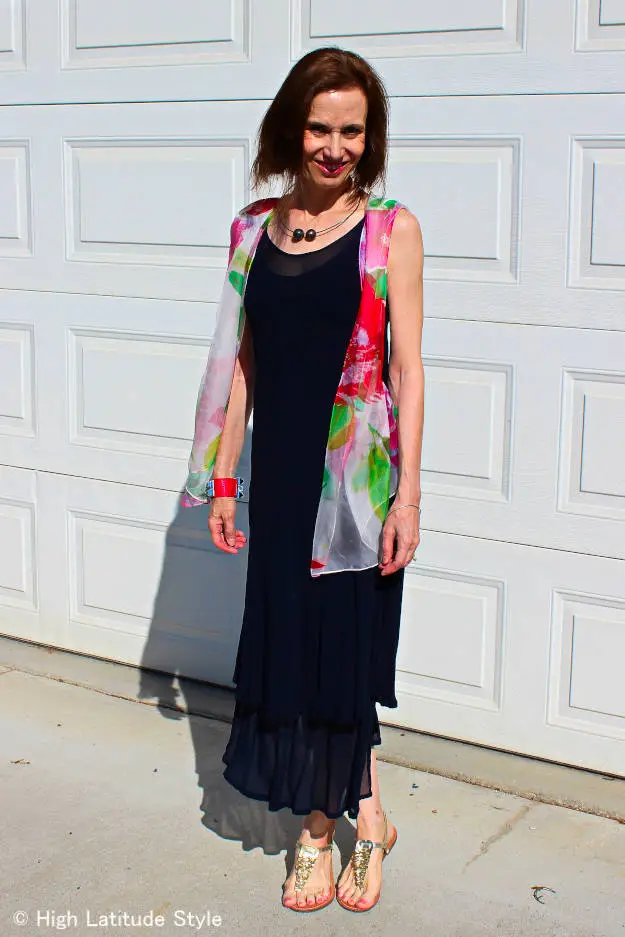 over 50 wedding guest attire female black dress