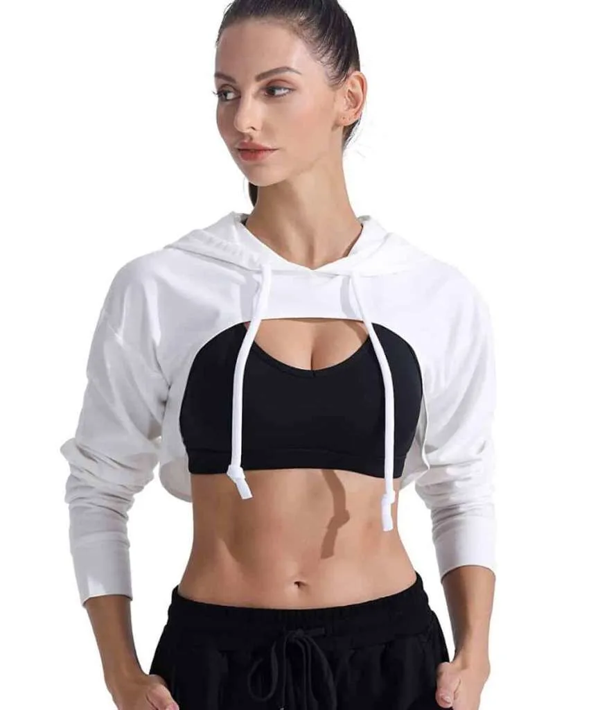 Bolero hoodie make chest look bigger