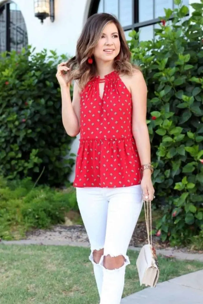 casual brunch outfit jeans