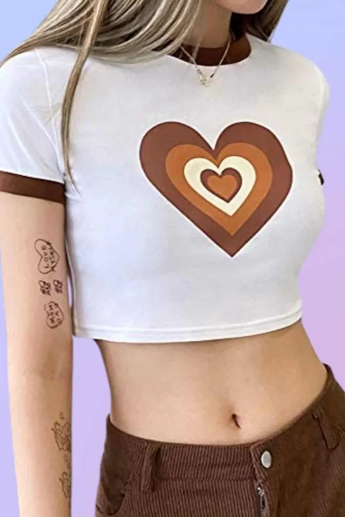 Y2K Crop tee music festival