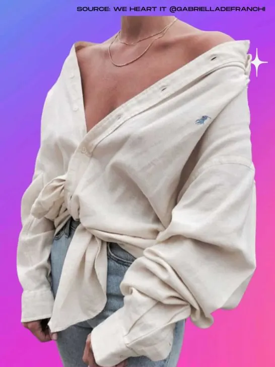 *18 looks*How to make a polo shirt look more feminine? 7 clever tips!🐙👇