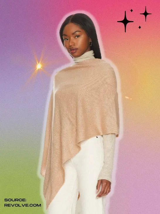 *2026*How to wear an asymmetrical poncho? 28 looks!