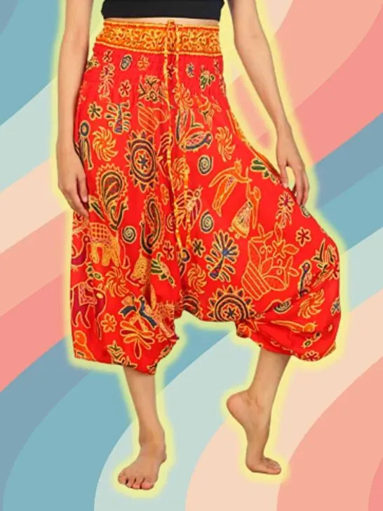 5 looks in 2026! How to wear harem pants for plus-size ladies?