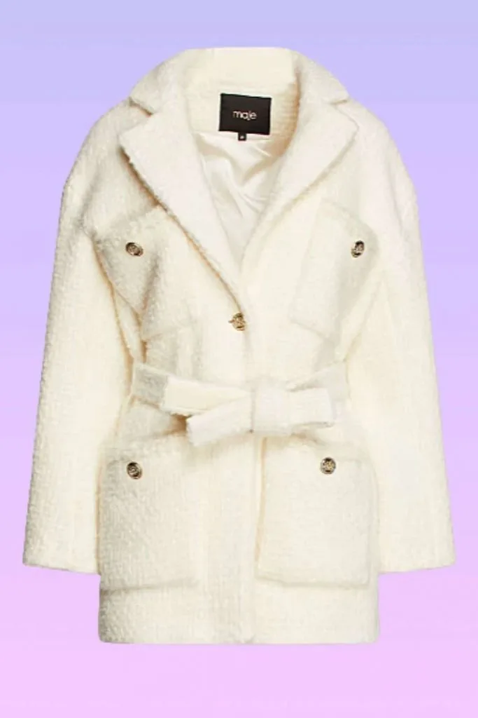 white belted jacket