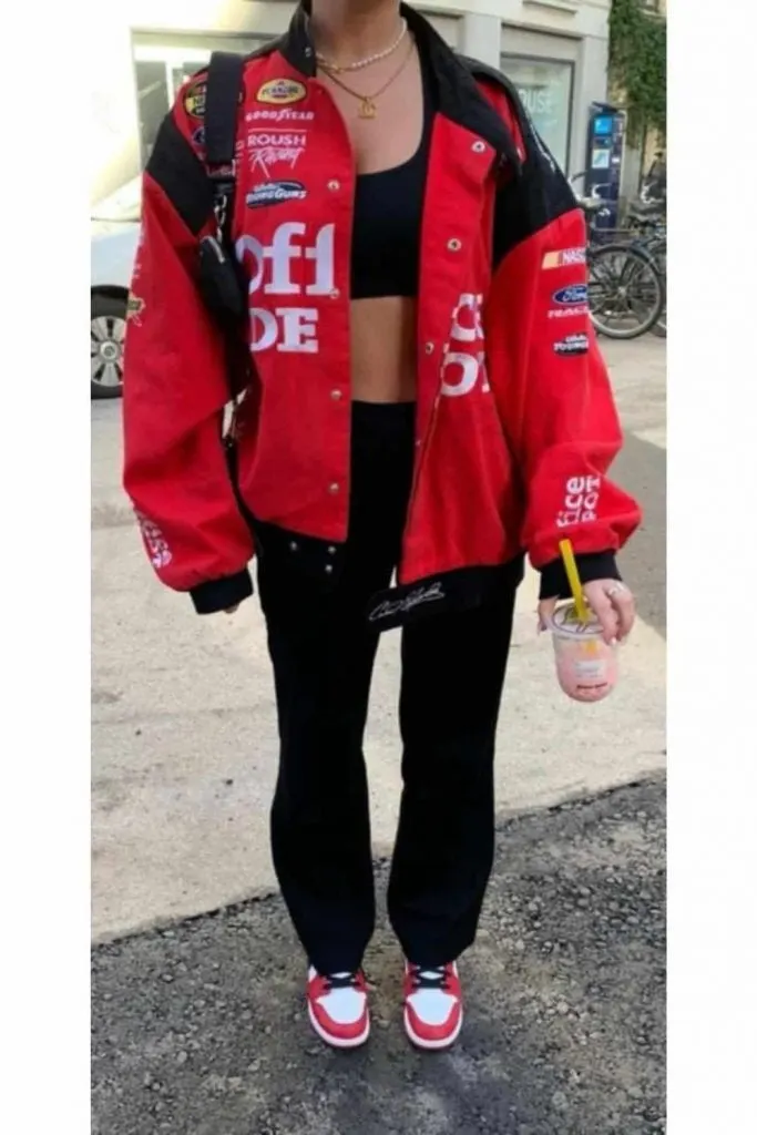 What to wear to car races? Nascar Racing jacket