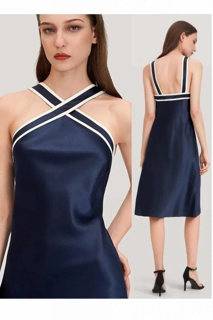 silk dress lily silk brunch