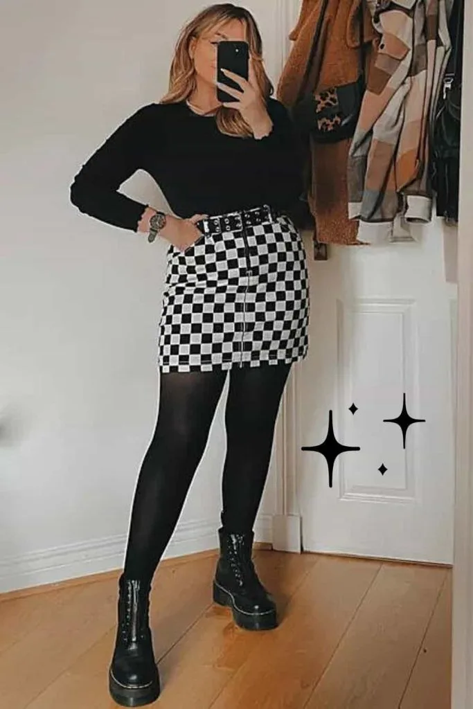 Plus size alternative concert outfit ideas