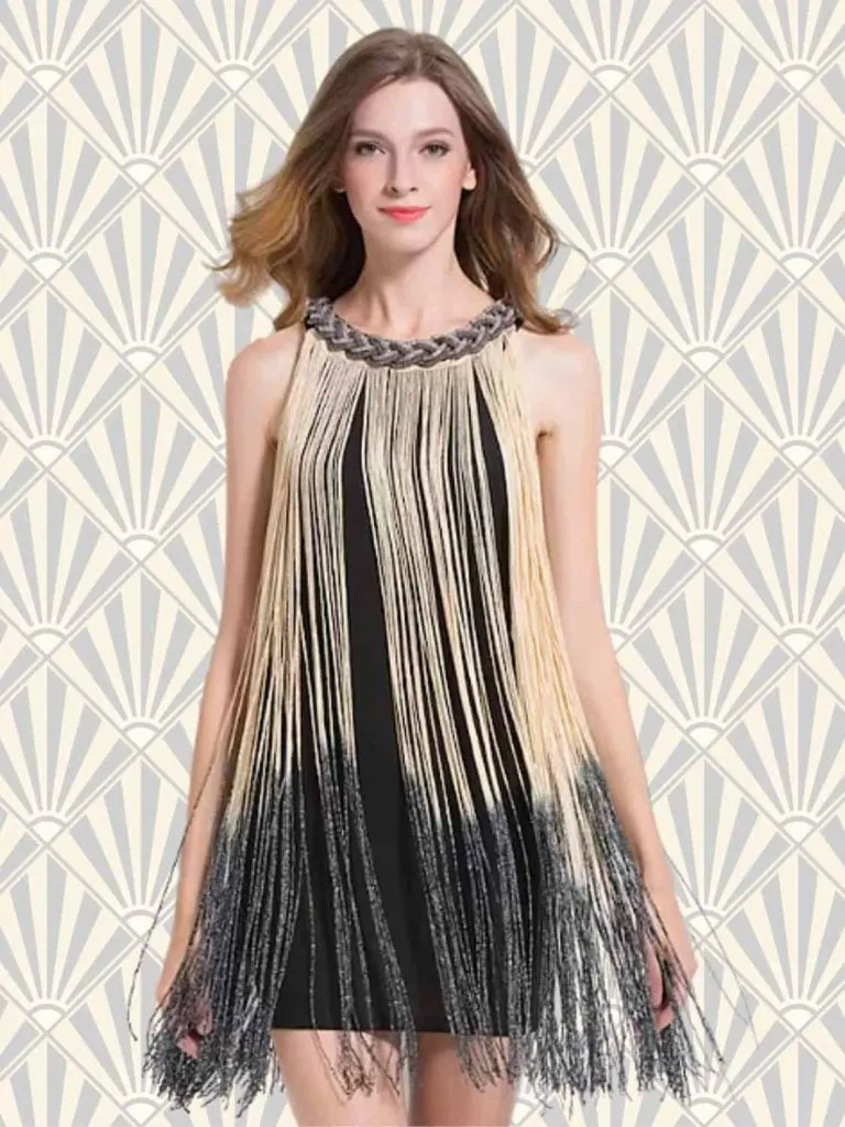 Fun prohibition fringe dress&nbsp;