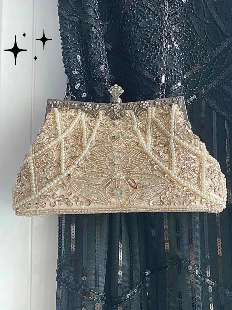 Embellished purse 1920s great gatsby party 