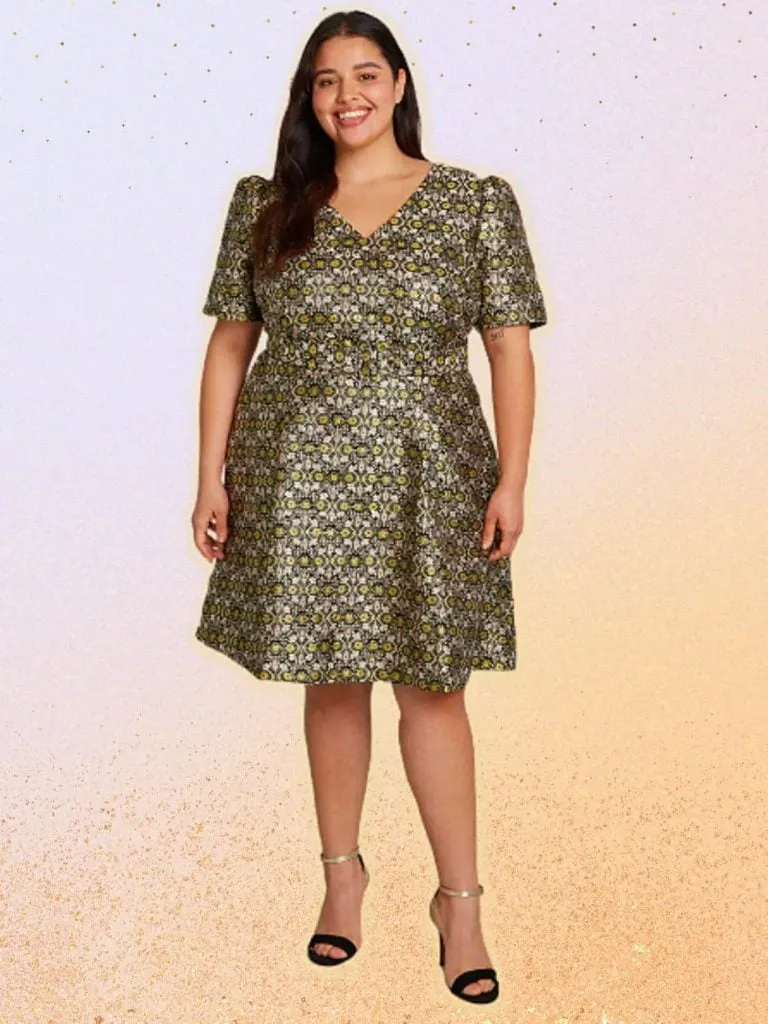 plus size vintage cocktail dress