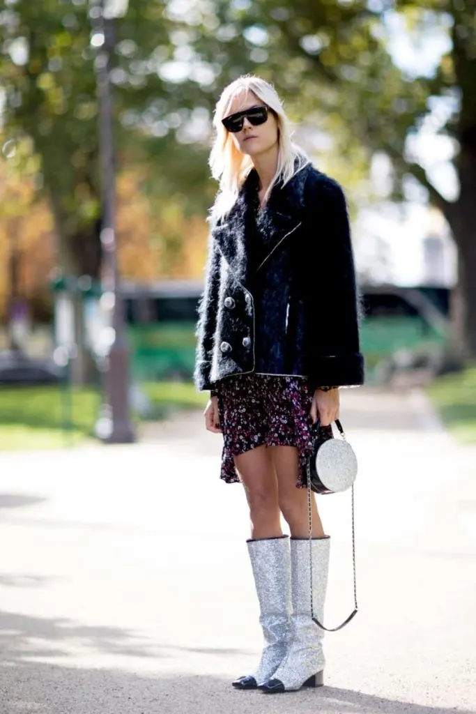 RHINESTONE BOOTS winter outfits