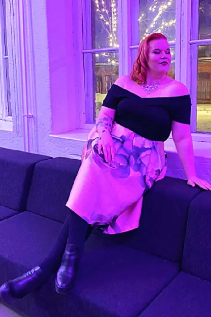 off shoulder top for cabaret show