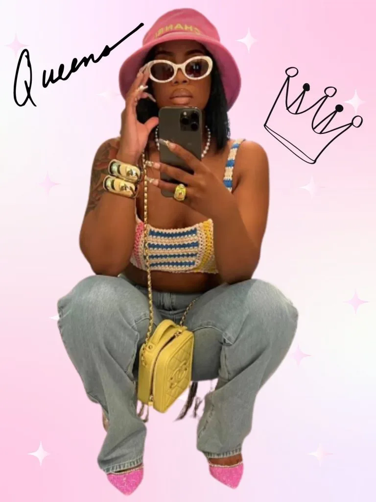 Baddie concert outfit bucket hat