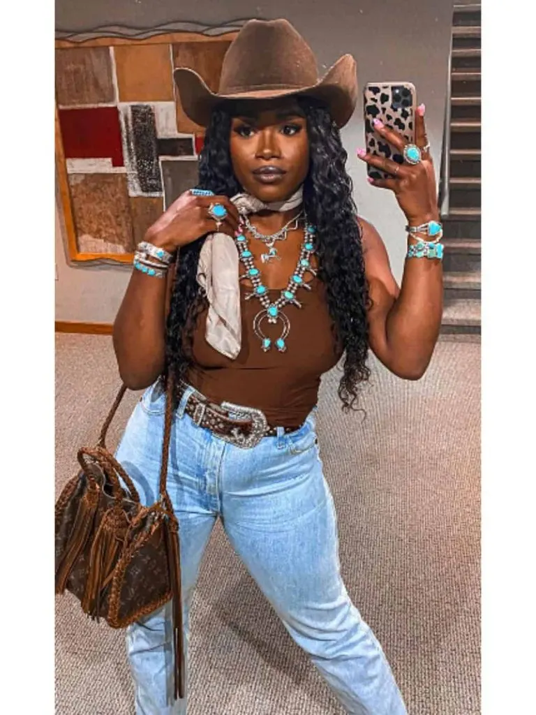 Black girl country concert outfit