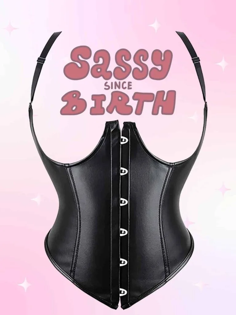 black corset rap concert