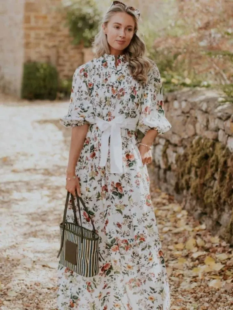 Farm fancy attire floral