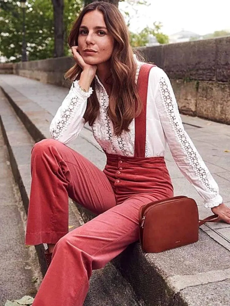 Suspender overalls for farm aesthetic