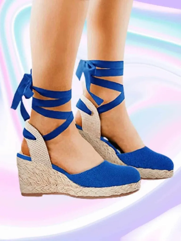 espadrilles wedges for farm party