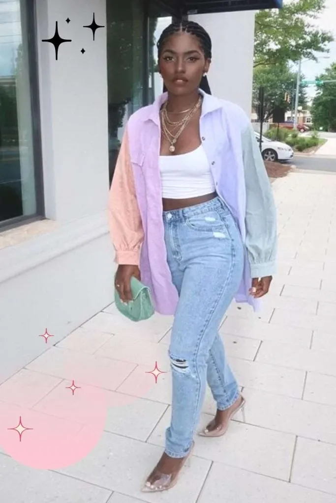 Black women aesthetic easter outfits