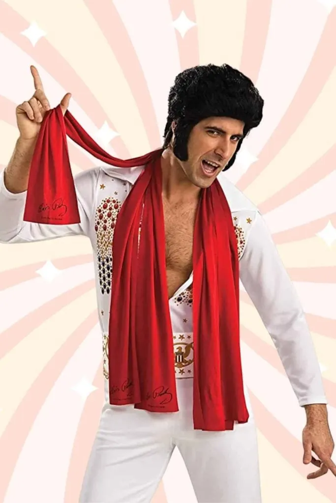 Red Elvis scarf
