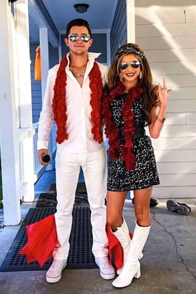 Elvis and Priscilla costume ideas