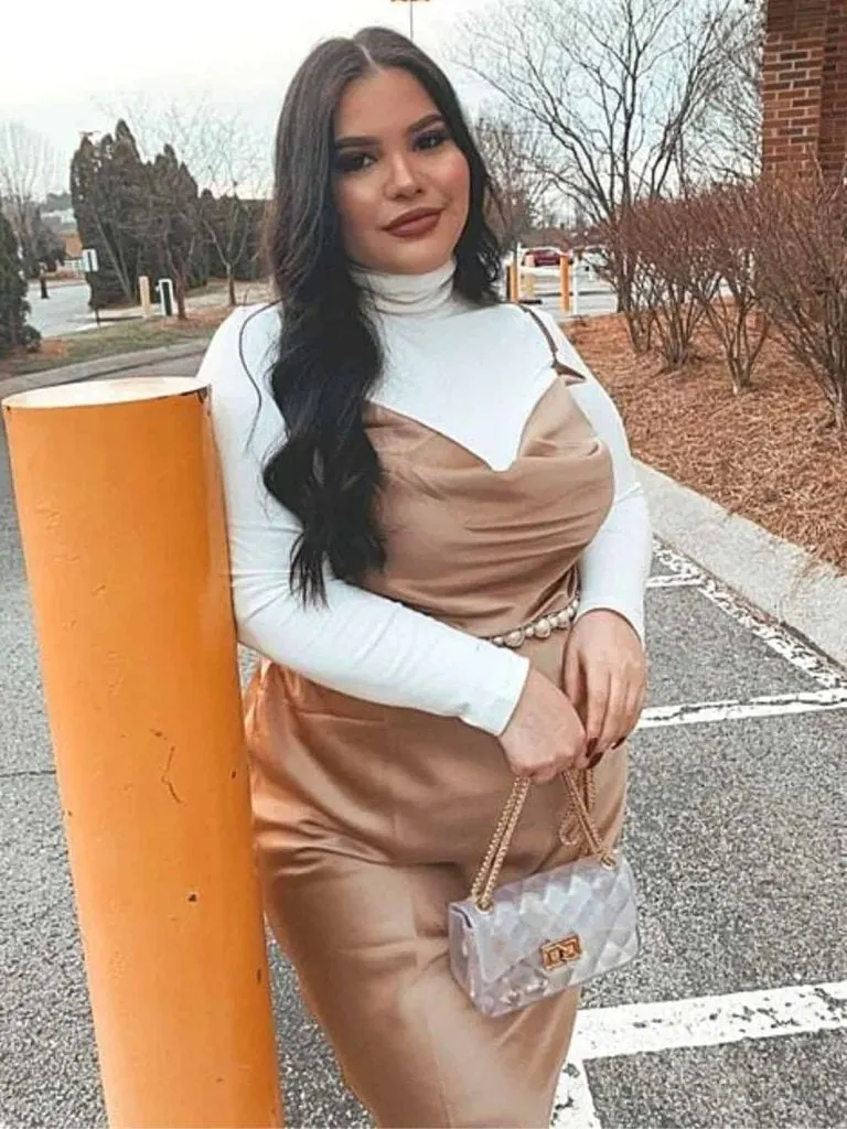 winter outfits chubby girls