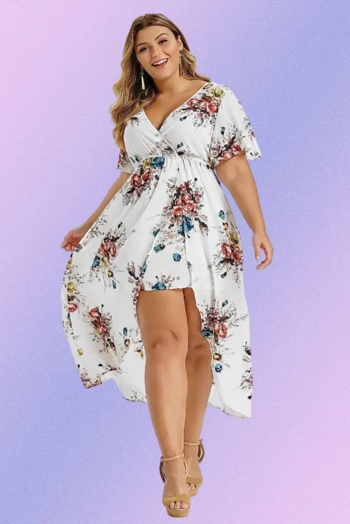 high low dress to hide tummy