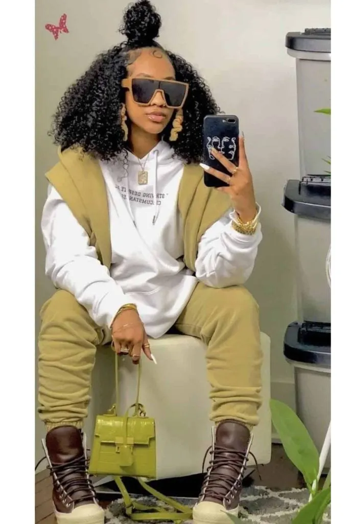 bisexual black girl outfit