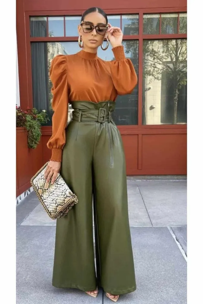 Formal palazzo pants outfit wedding guest outfit ideas with pants
