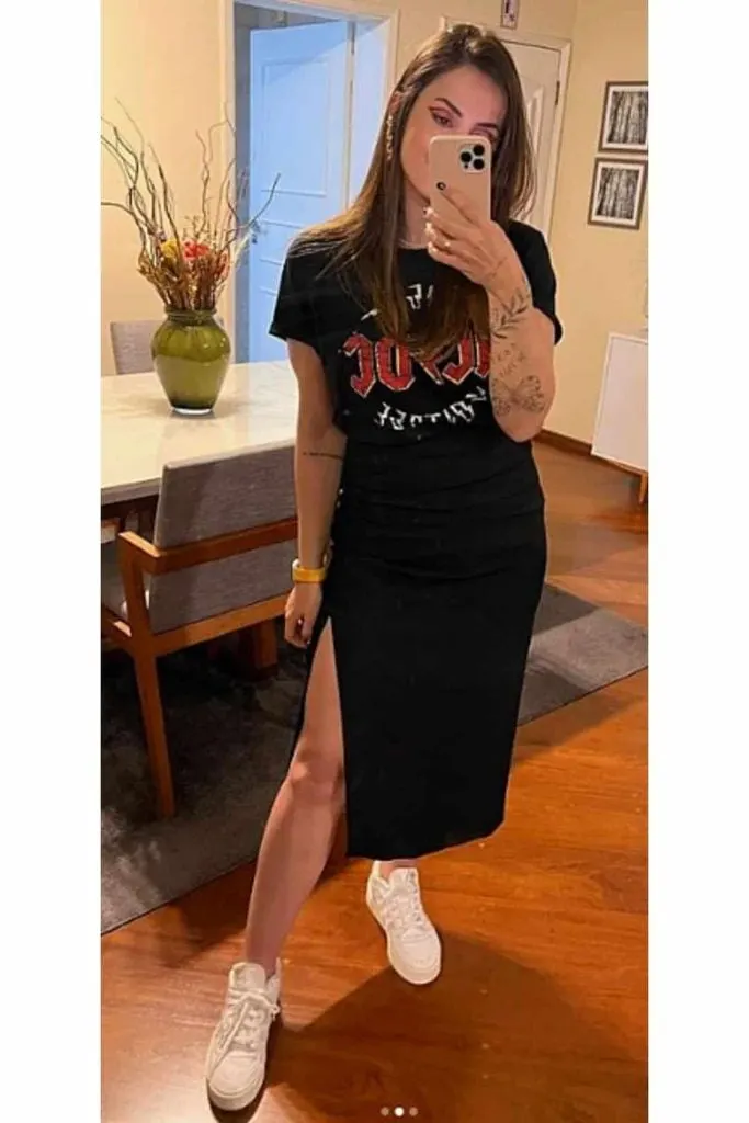 Gothic graphic tee emo