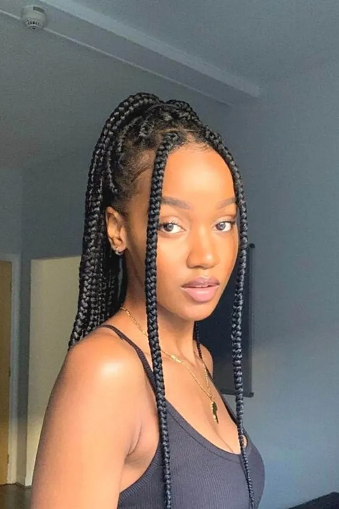 birthday girl box braids