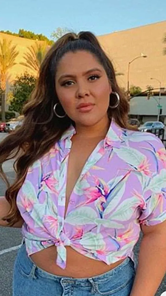 floral print shirt plus size music festival
