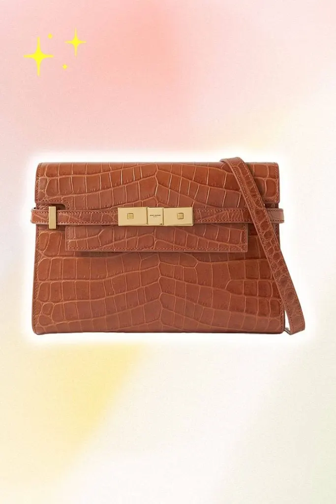 SAINT LAURENT Manhattan leather shoulder bag