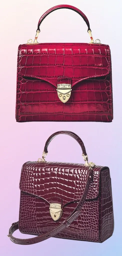 Aspinal of London dark feminine bag