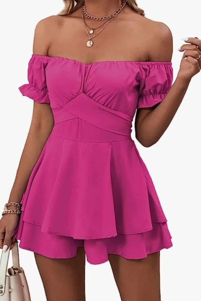 Amazon off shoulder romper