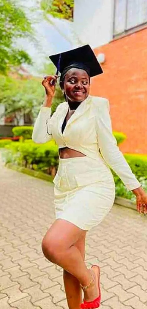 black woman graduation outfit