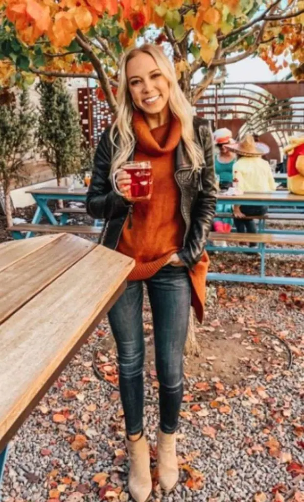 beer date outfit  fall