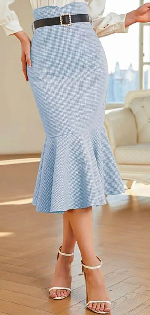 fishtail pencil skirt