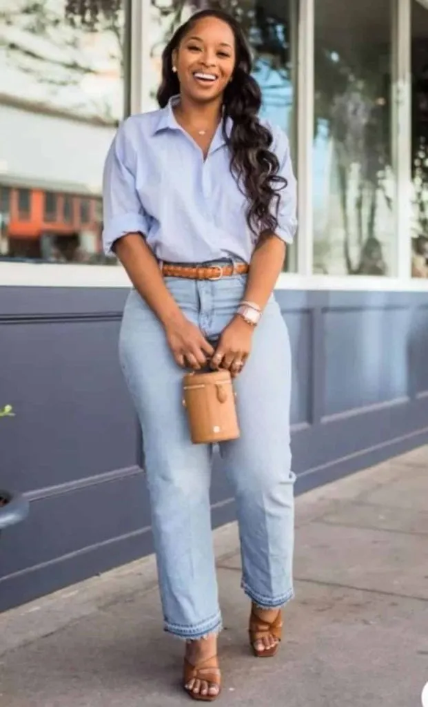 black woman comedy show outfit idea