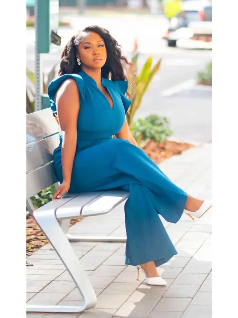 black women jumpsuit plus size what to wear to alumni meet