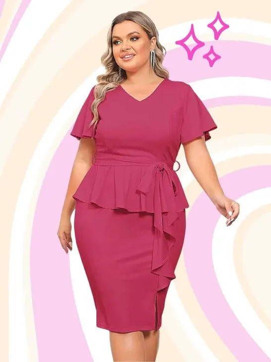 *2026* 15 outfits to wear on the first day of work: peplum dress + more!🐙👇